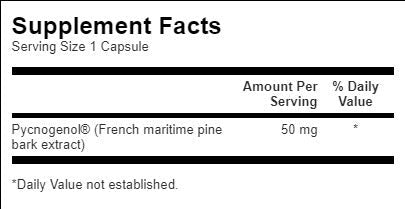 Pycnogenol 50 mg - 50 kapsula