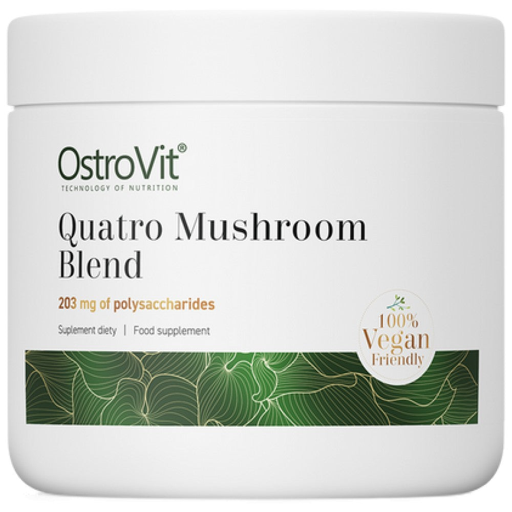 Quatro mješavina gljiva u prahu | Lavlja griva ~ Reishi ~ Cordyceps ~ Chaga 100 grama