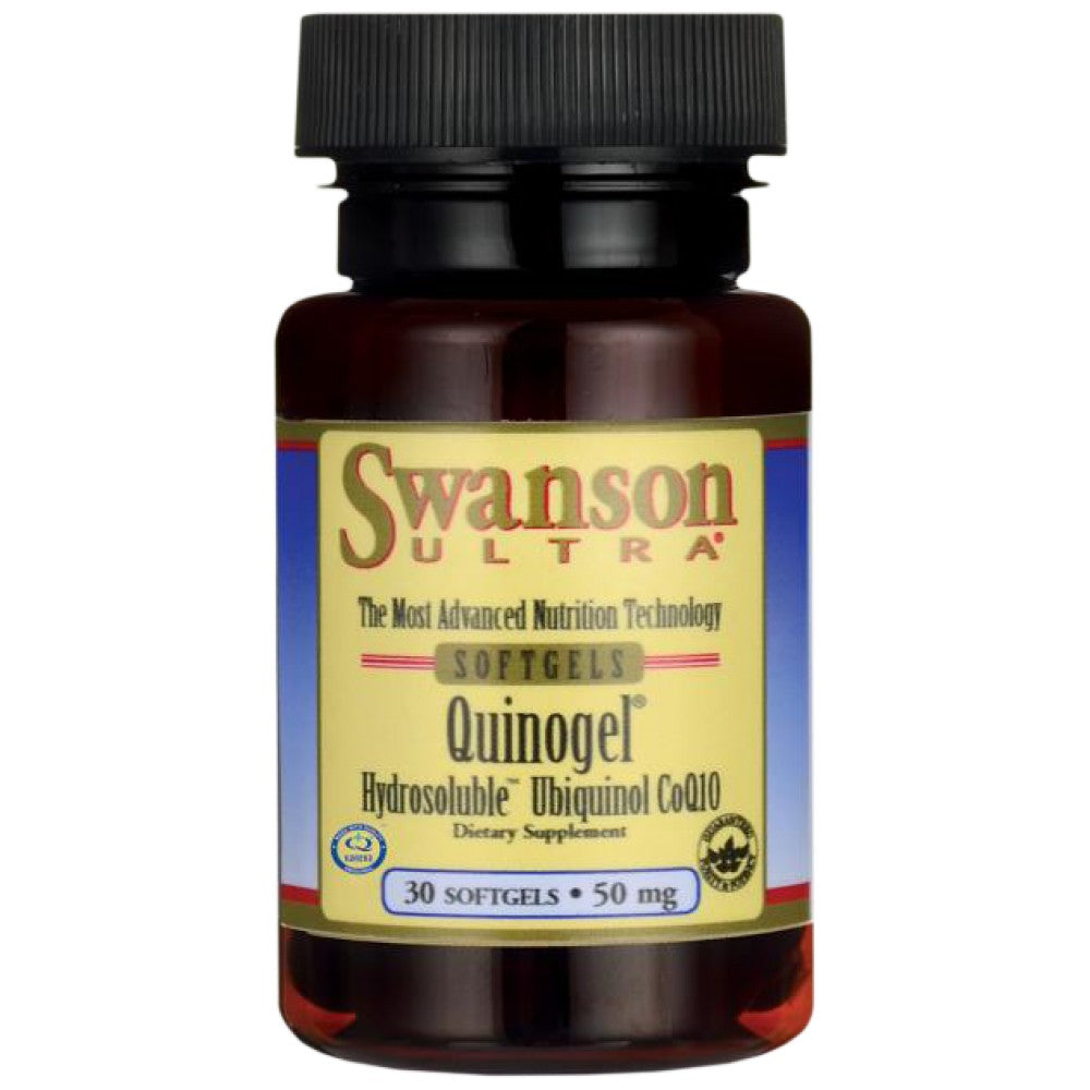 Quinogel - hidrosoluble Ubiquinol CoQ10 30 gel kapsule