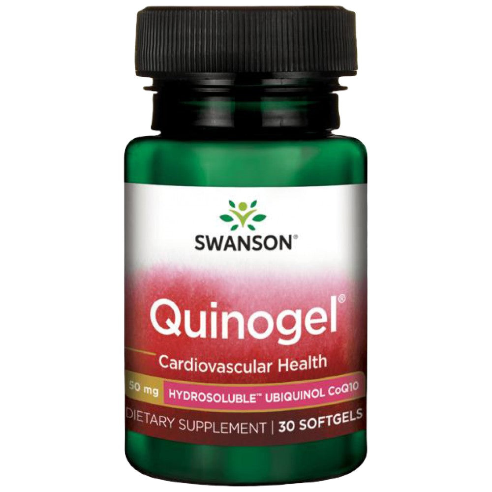 Quinogel (hidrosoluble Ubiquinol CoQ10) 50 mg 30 gel kapsula