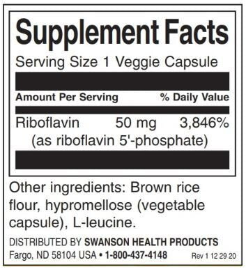 R-5-P riboflavin-5-fosfat 50 mg - 60 kapsula