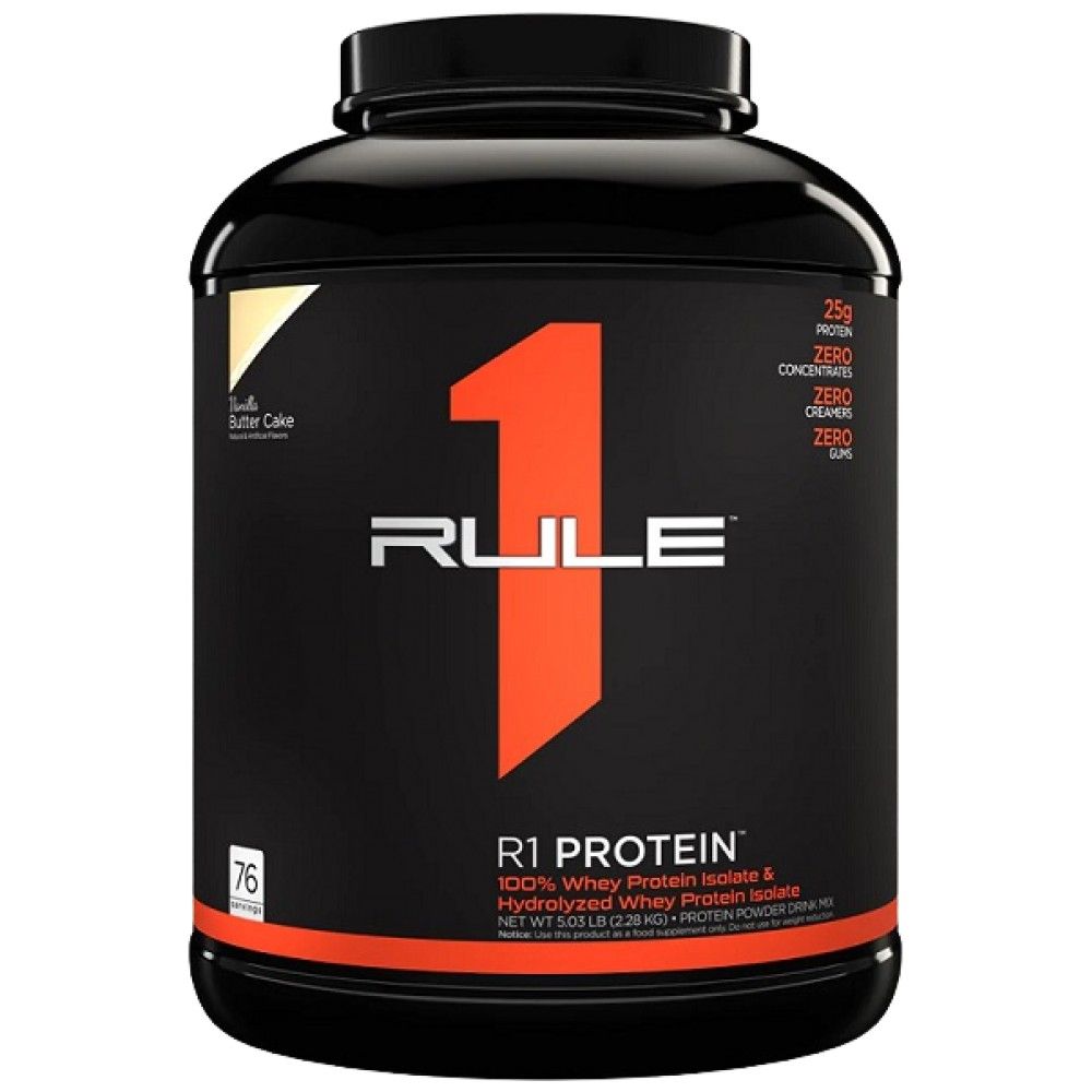 R1 Protein | 100% izolat sirutke & Hidrolizat sirutke - 2196-2280 grama