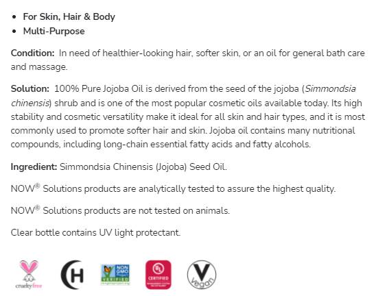 Jojoba ulje | 100% čisto hidratantno ulje - 118 ml