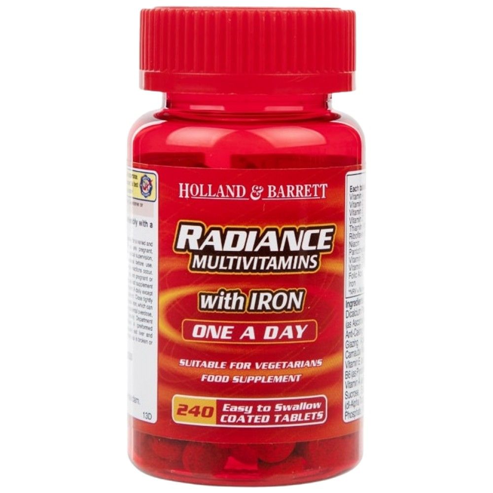 Radiance multivitamini & Željezo | Jedna dnevno - 240 tableta