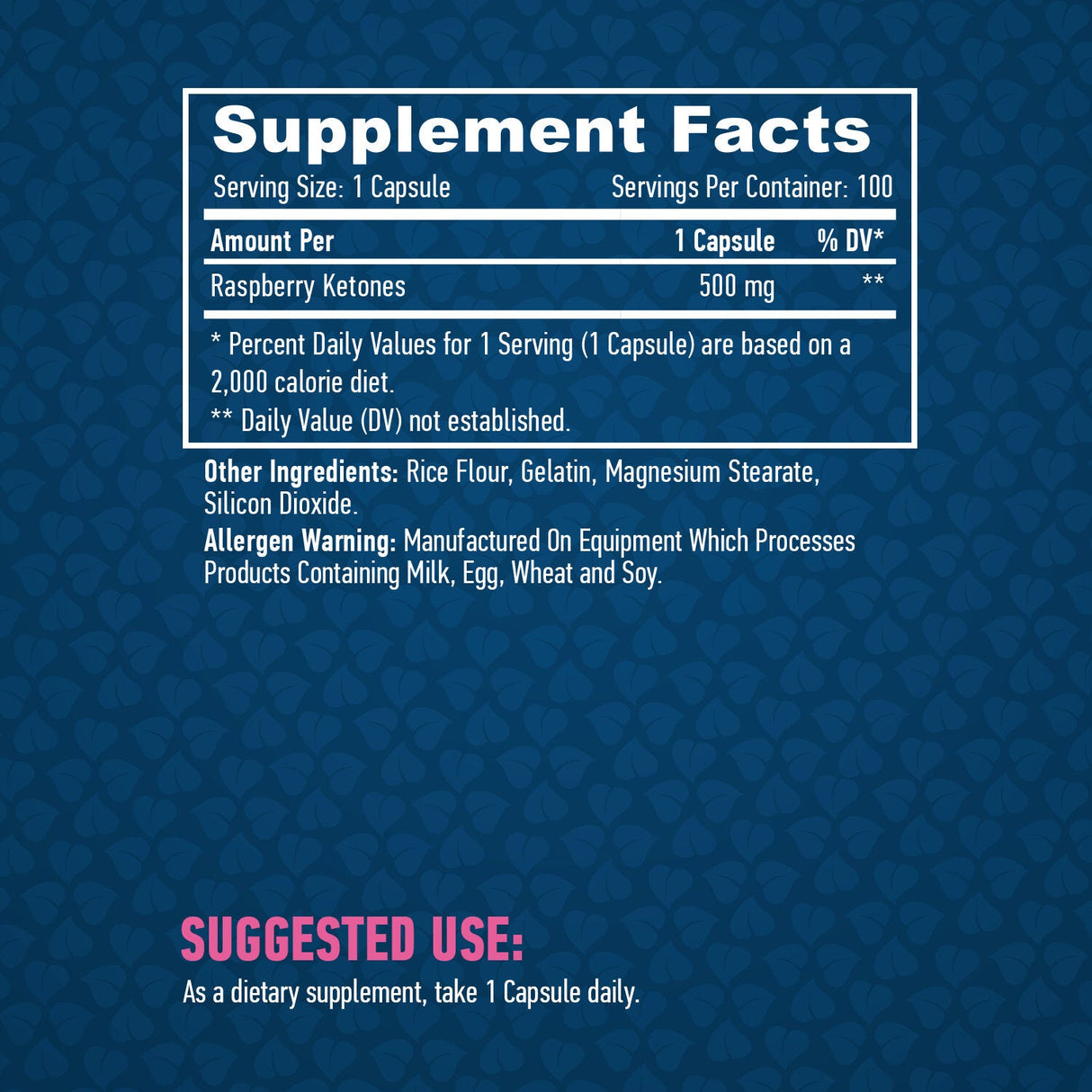 Ketoni maline 500 mg/100 kap.