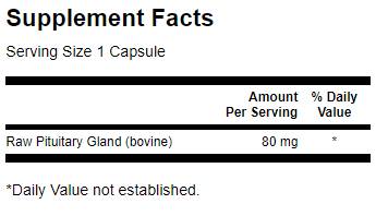 Raw Pituitary Glandular 60 kapsula