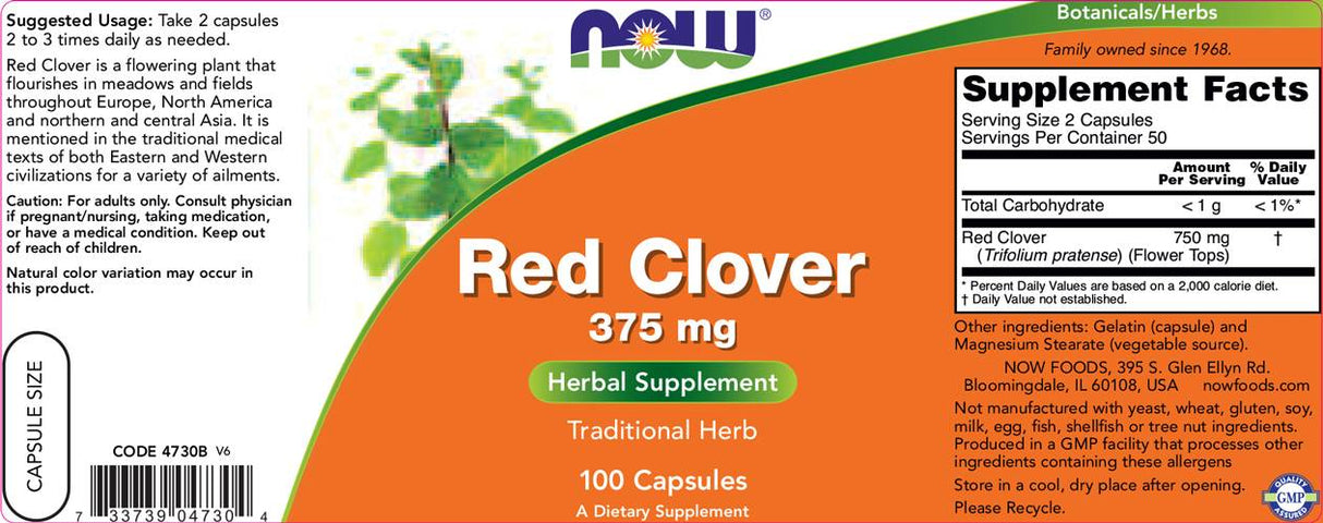 Crvena djetelina 375 mg - 100 kapsula