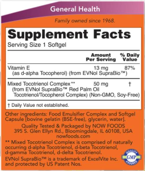 Tokotrienoli crvene palme 50 mg - 60 mekih gelova