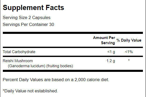 Reishi gljiva 600 mg - 60 kapsula