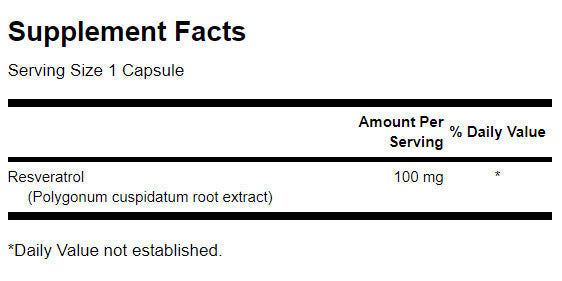 Resveratrol 100 mg - 30 kapsula