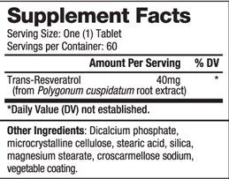 Resveratrol 40 mg/60 kap