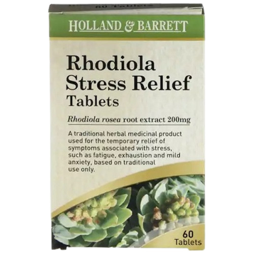 Rhodiola za ublažavanje stresa 200 mg - 60 tableta