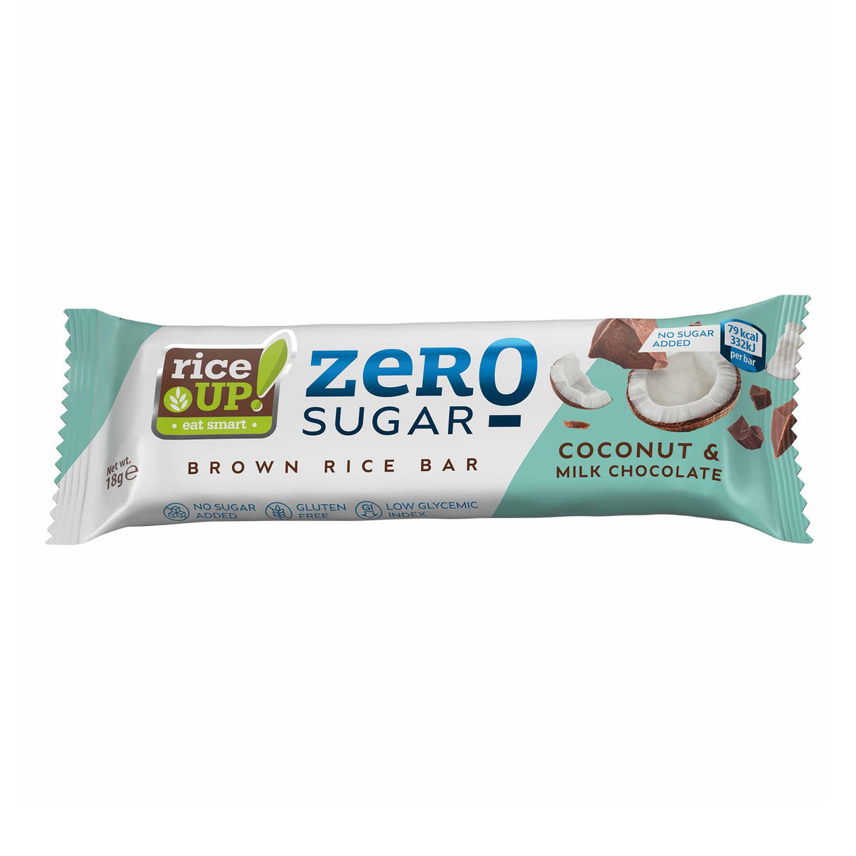 RiceUP! ZERO SUGAR - Rižina pločica 18 g