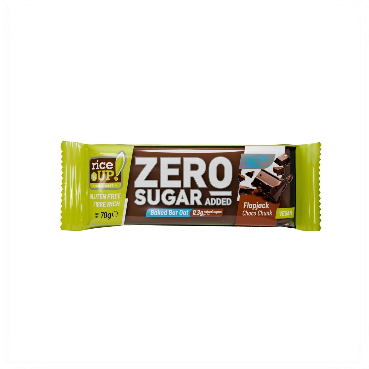 RiceUP! ZERO SUGAR - Flapjack bar - 70g - Nutra Best Europe