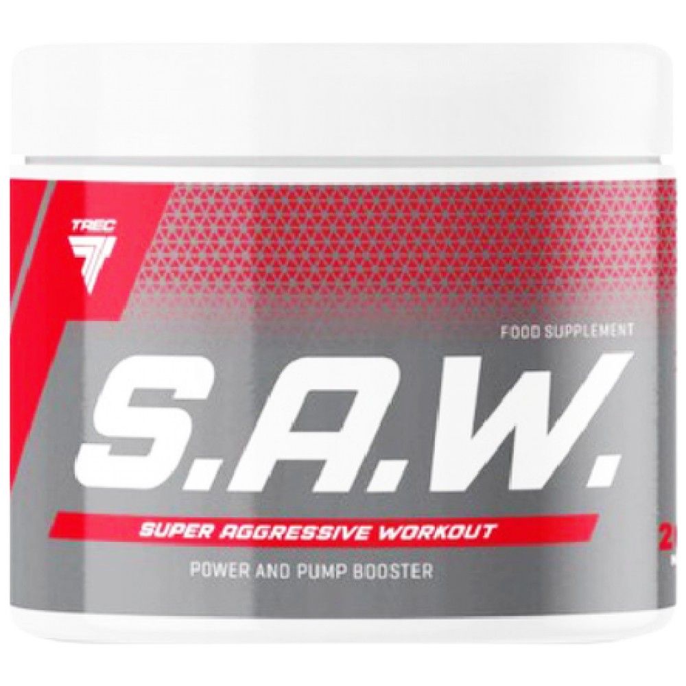 SAW prah | Super Aggressive Pre-Workout - 200 grama