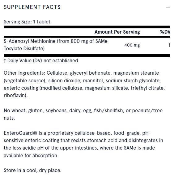 SAM-e 400 mg - 30 tableta