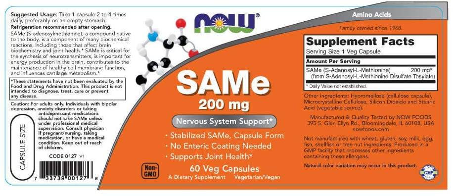 SAMe 200 mg - 60 kapsula