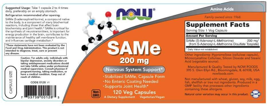 SAMe 200 mg - 60 kapsula