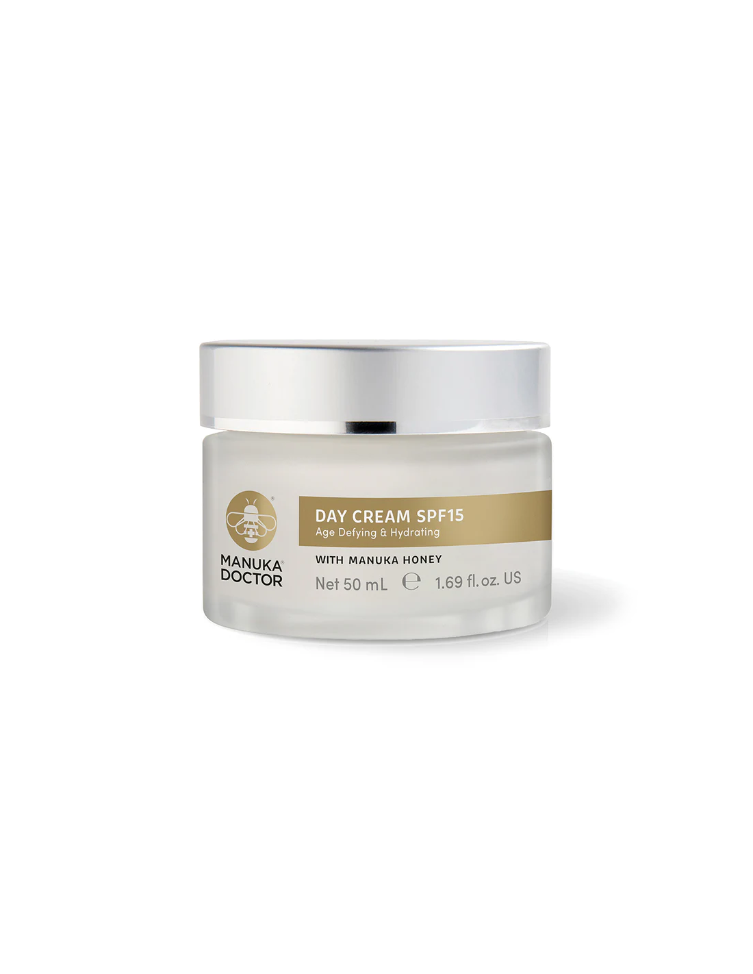 Hidratantna dnevna krema za lice protiv starenja SPF 15 s manuka medom, 50 ml