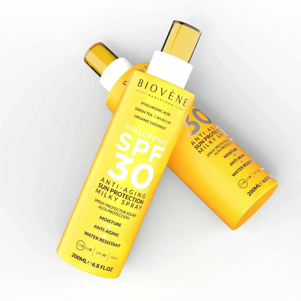 Krema za sunčanje za lice i tijelo SPF 30 s hijaluronskom kiselinom protiv starenja - 200 ml