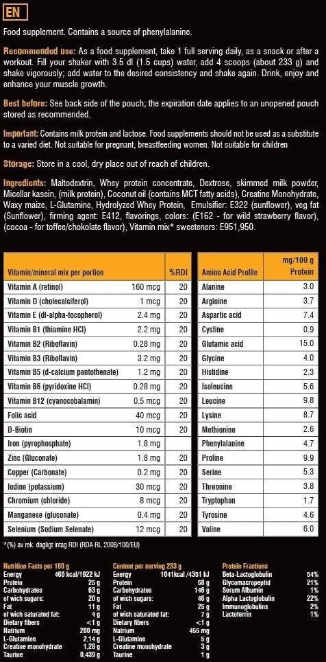 <tc>Swedish Supplements</tc> Masivni dobitnik mase 3,50 kg