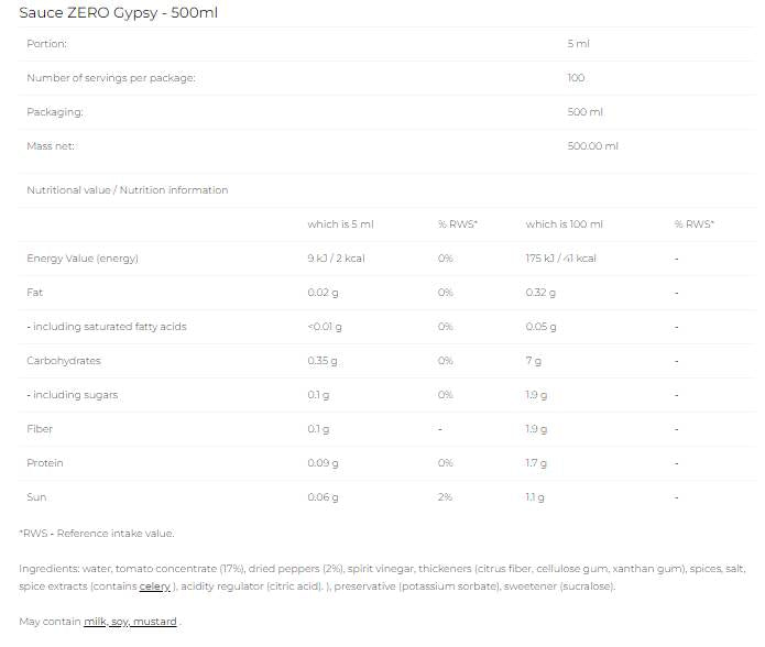 Umak Zero - Gypsy - 500 ml