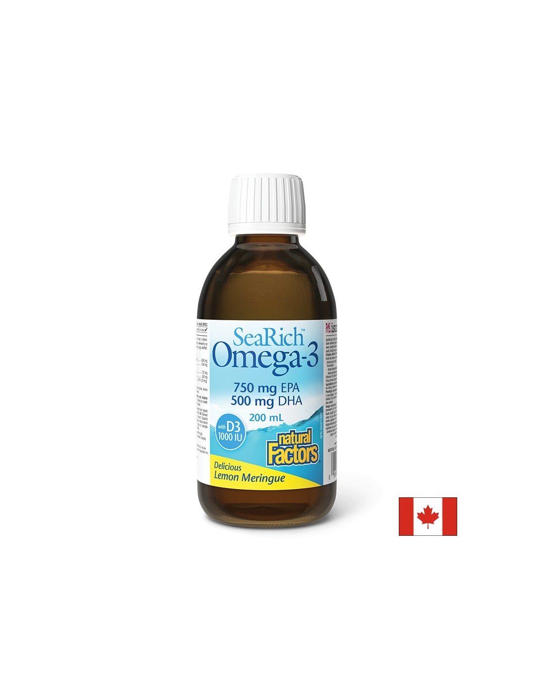 SeaRich Omega-3 4500 mg | Sa vitaminom D3 1000 IU - 200 ml