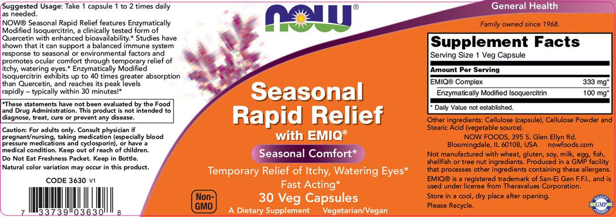 Seasonal Rapid Relief - 30 kapsula
