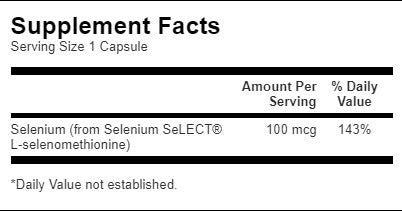 Selen 100 mcg (L-selenometionin) - 300 kapsula