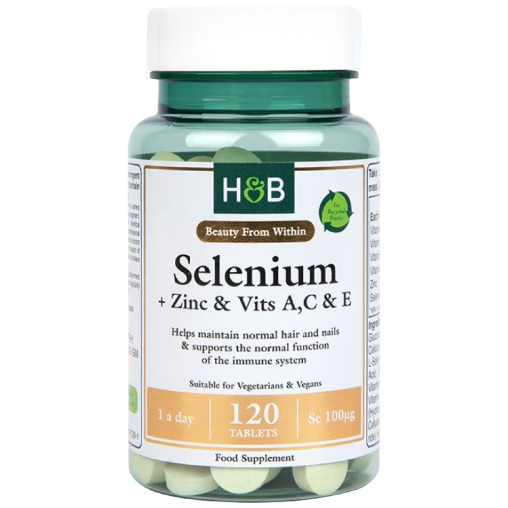 Selen 100 mcg + cink & Vitamini A, C & E - 120 tableta