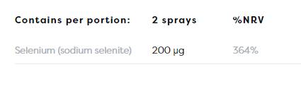 Selen oralni sprej 200 mcg - 26 ml