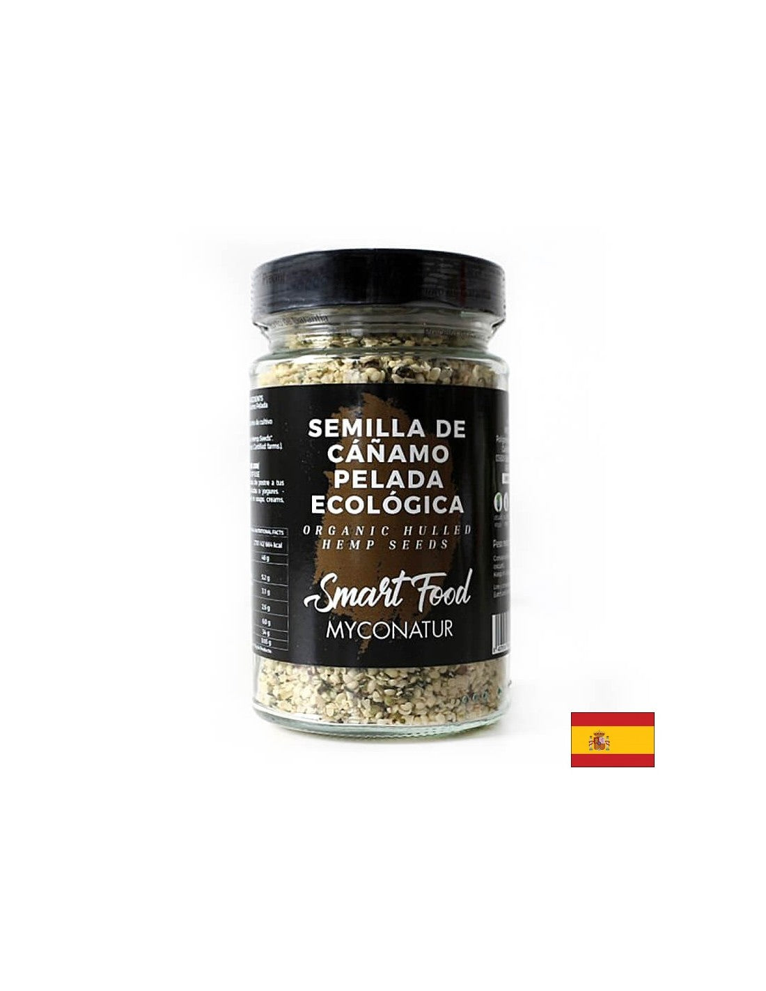 Oljušteno organsko sjeme konoplje - Semilla de canamo pelada, Bio, 200 g <tc>Myconatur</tc>