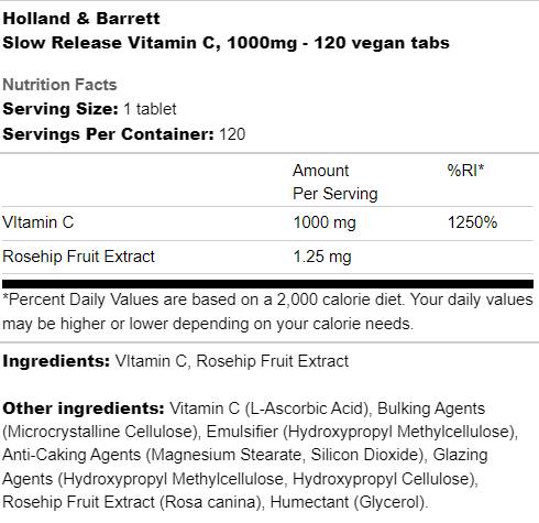 Sporo otpuštajući vitamin C 1000 mg - 120 tableta