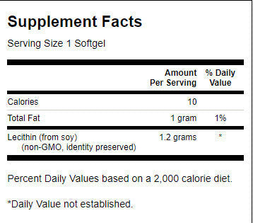 Sojin lecitin bez GMO 1200 mg - 90 gel kapsula