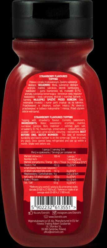 Sirup od jagoda/Zero Calorie 320 ml