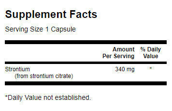 Stroncijev citrat 340 mg - 60 kapsula