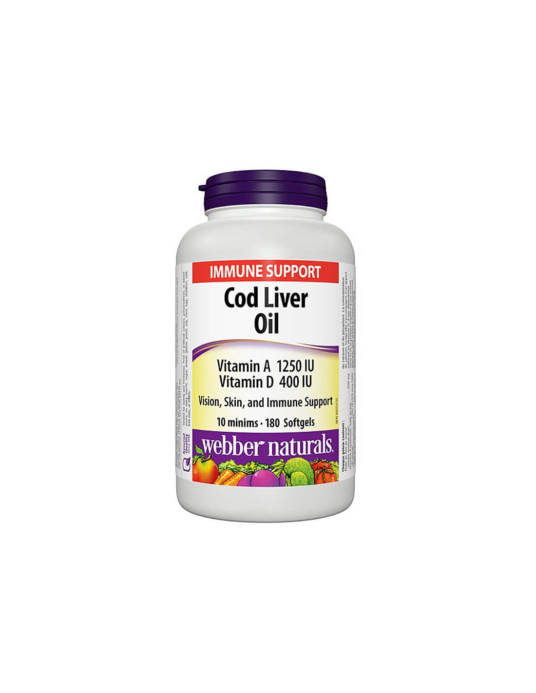 Super Cod liver oil - Ulje jetre bakalara, 180 mekih kapsula