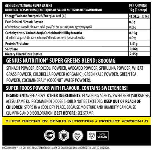 Super Zeleni | 100% prirodni 9 super sastojaka 300 grama