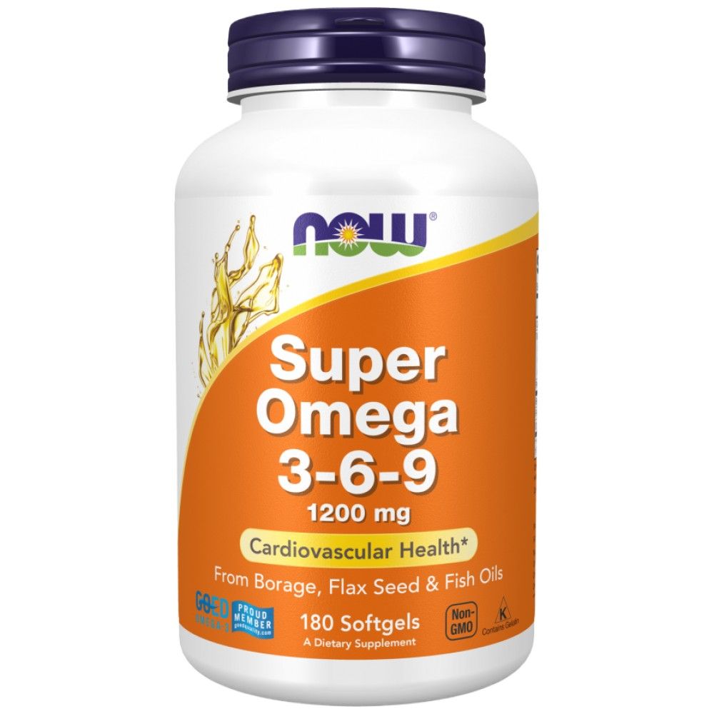 Super Omega 3-6-9 1200 mg - 180 gel kapsula