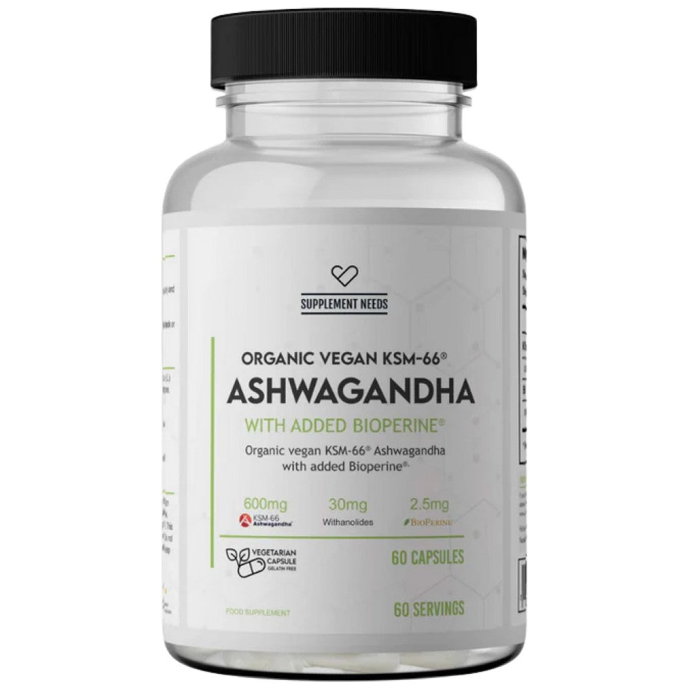 Ashwagandha KSM -66 600 mg - 60 kapsula