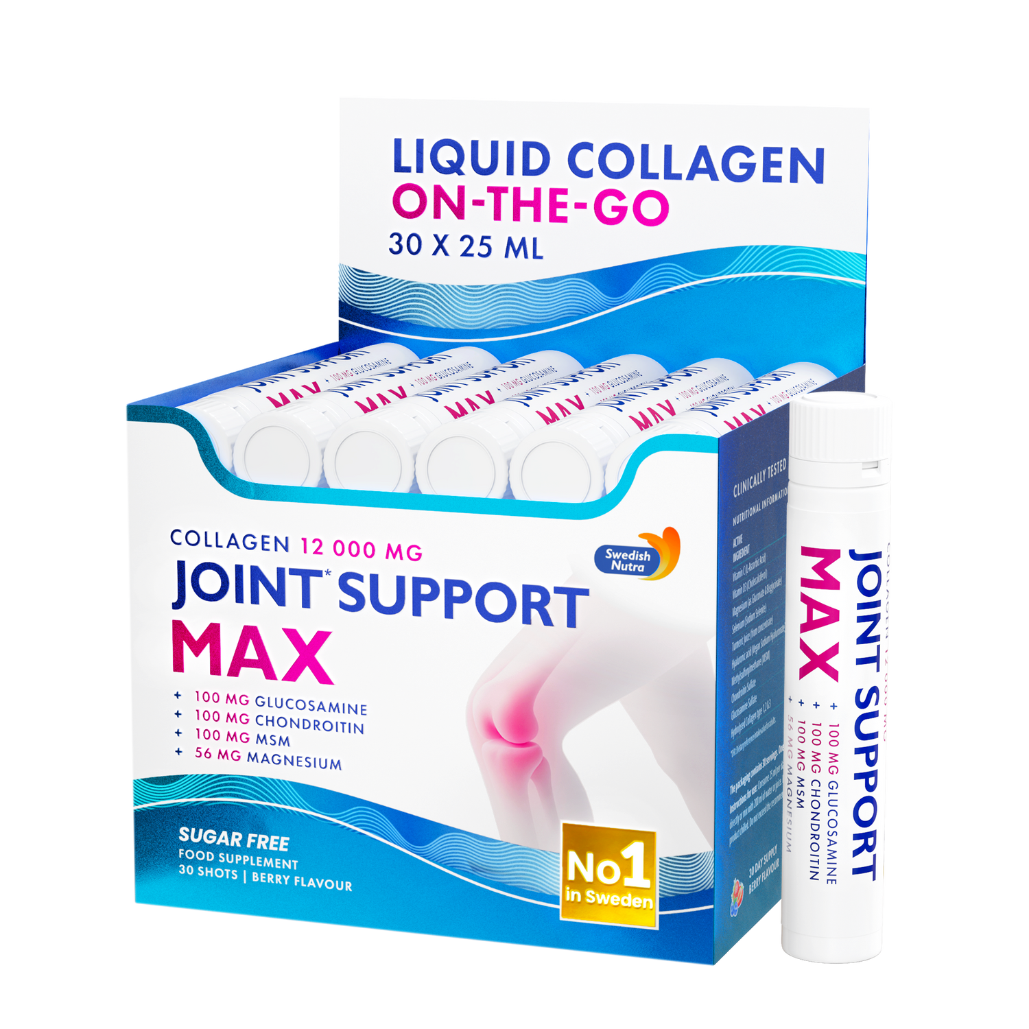 Joint Support MAX – tekući kolagen 12.000 mg (30 × 25 ml ampula)