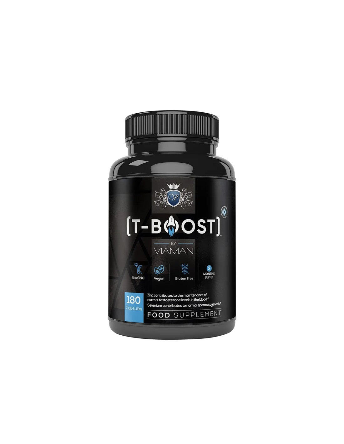 Testosteronska formula za muškarce T-Boost Viaman™, 180 kapsula