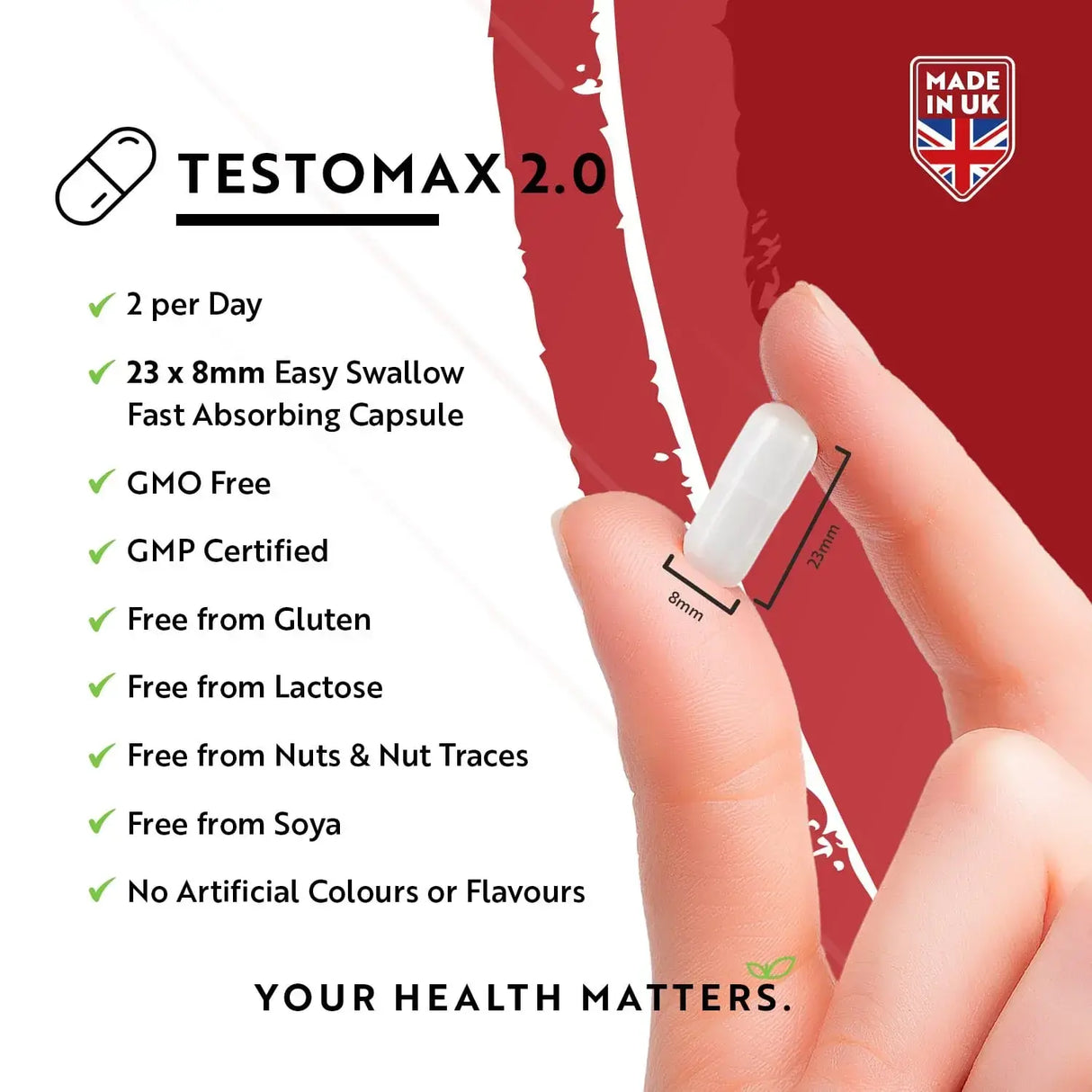 TESTOMAX™ 2.0 /210 kapsula, 105 dana/ s Ashwagandhom KSM 66®, CoQ10 & Korijen mace <tc>Nutravita</tc>