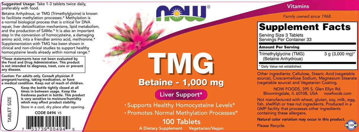 TMG 1000 mg - 100 tableta