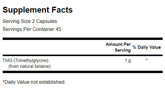 TMG trimetilglicin 500 mg - 90 kapsula