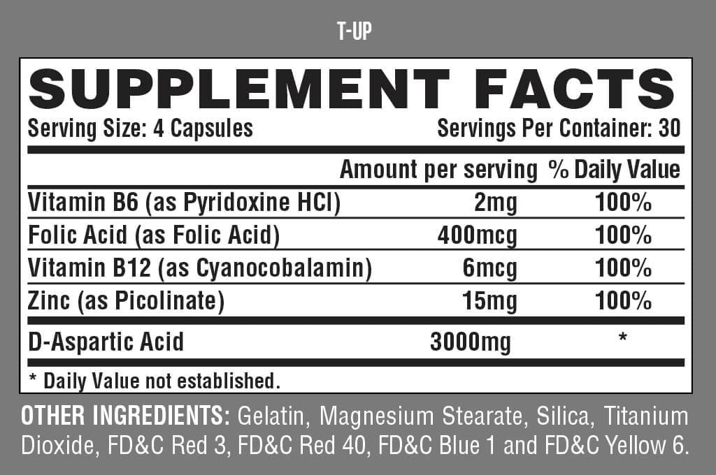 T -up crno - 120 kapsula