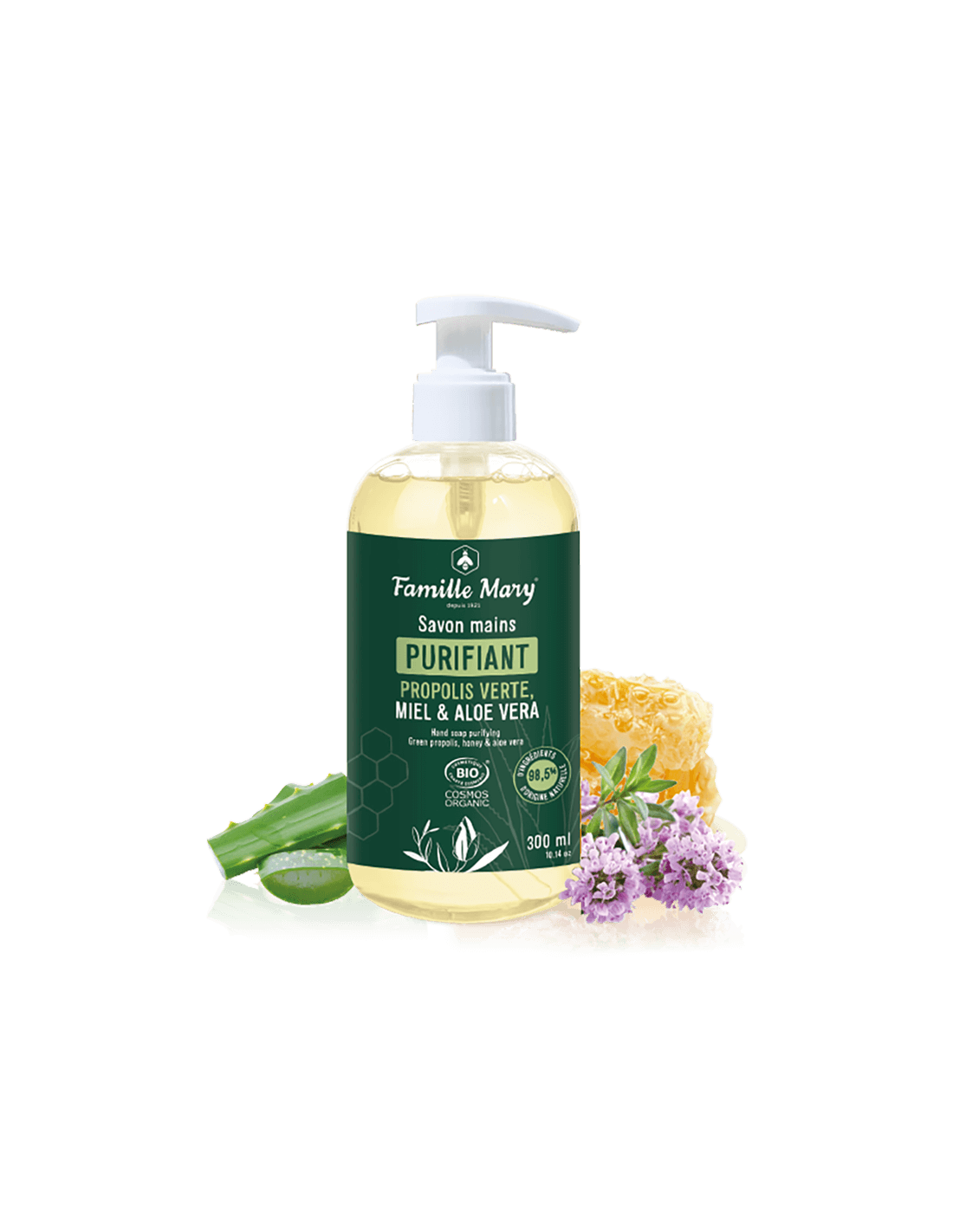 Tekući sapun za ruke sa zelenim propolisom, medom i aloe verom, 300 ml
