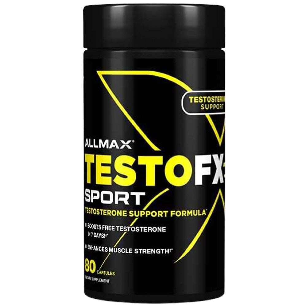 TestoFX Sport | s TribX90 + Piskavica - 80 kapsula