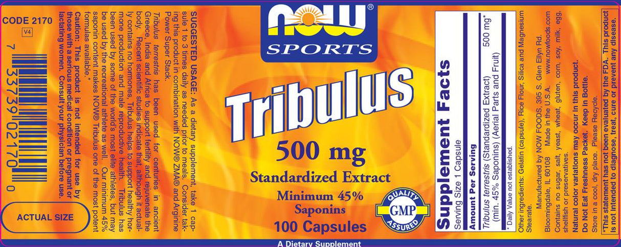 Tribulus 500 mg - 100 kapsula