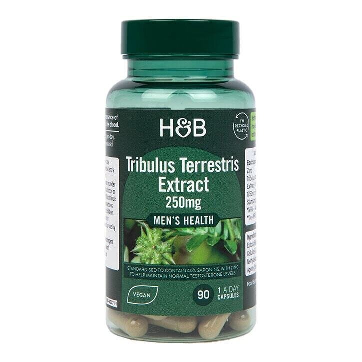 Bakini zubi (ekstrakt Tribulus Terrestris) 250 mg 90 kapsula NIZOZEMSKA & BARRETT